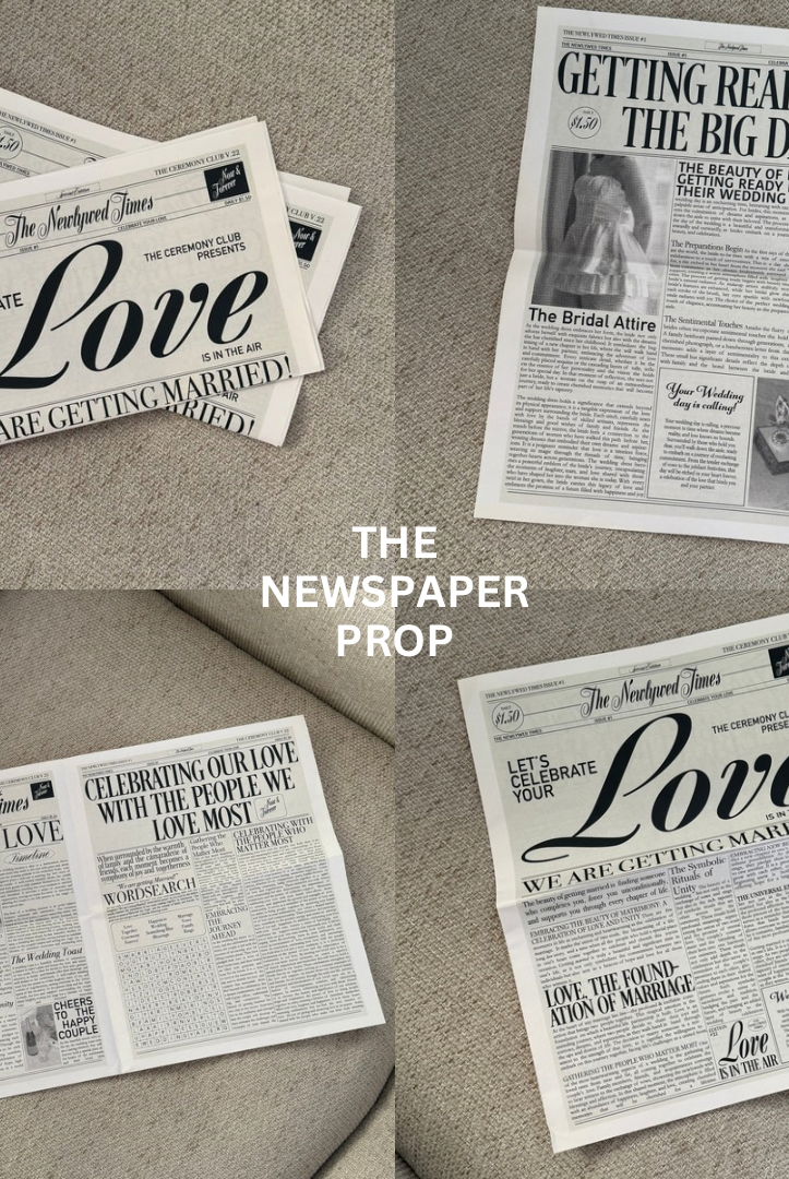 wedding newspaper