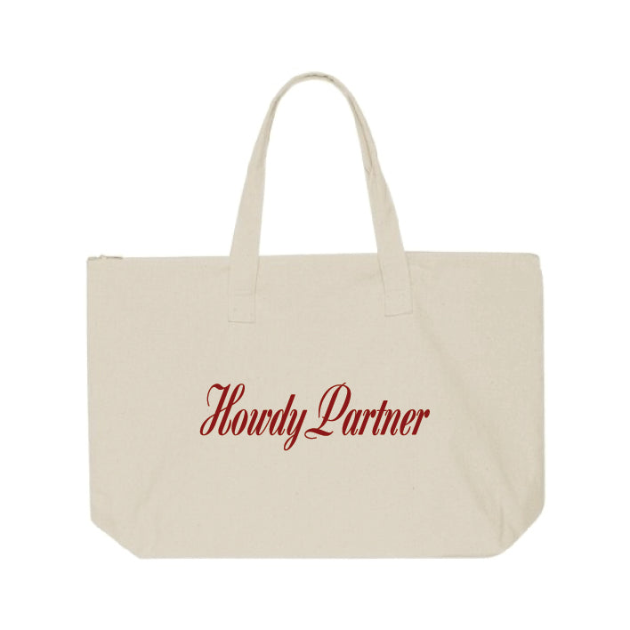 Howdy Partner Tote Bag - Western Bridal Collection