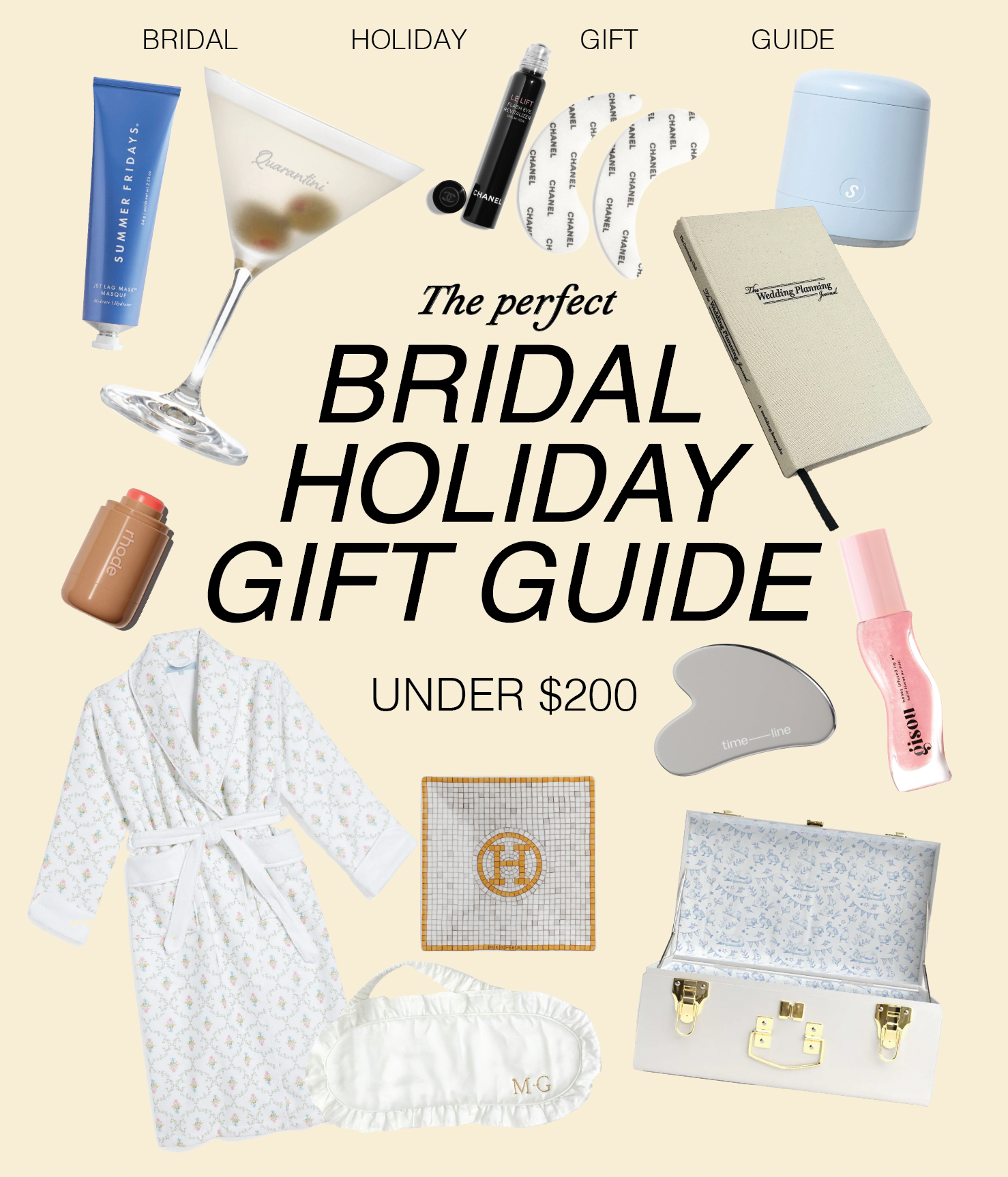 Holiday Gift Guide for Brides under $200: Perfect Gifts for the Bride-to-Be!