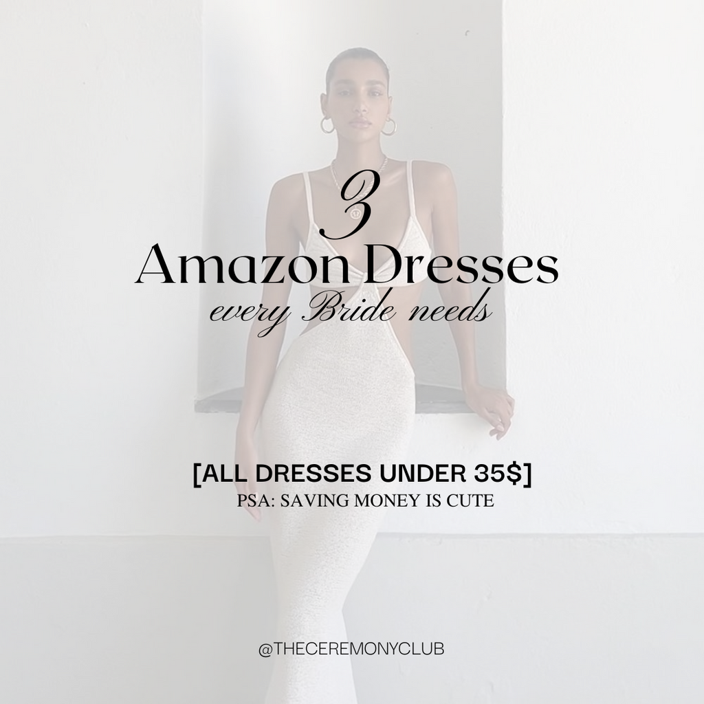 3 Amazon Dresses every bride needs