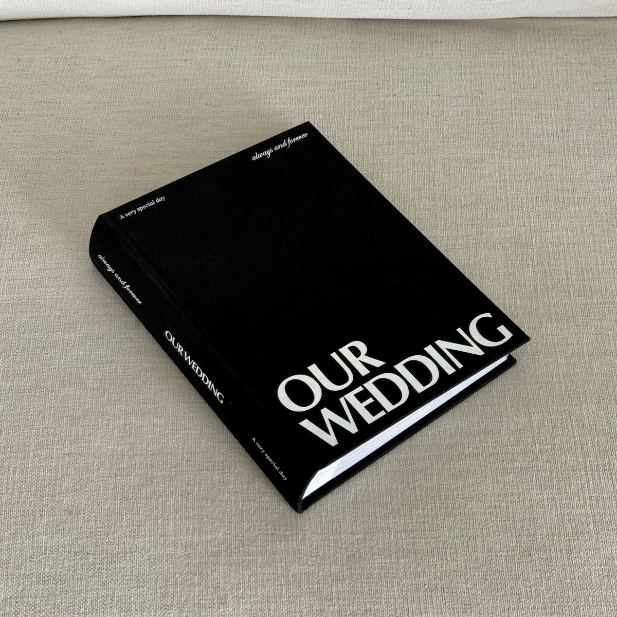 Wedding Photo Album in Black