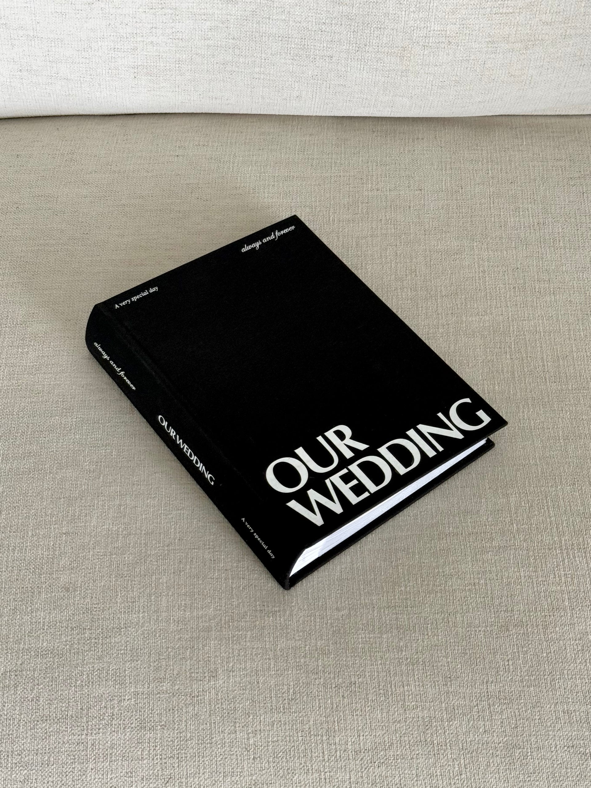 Wedding Photo Album in Black