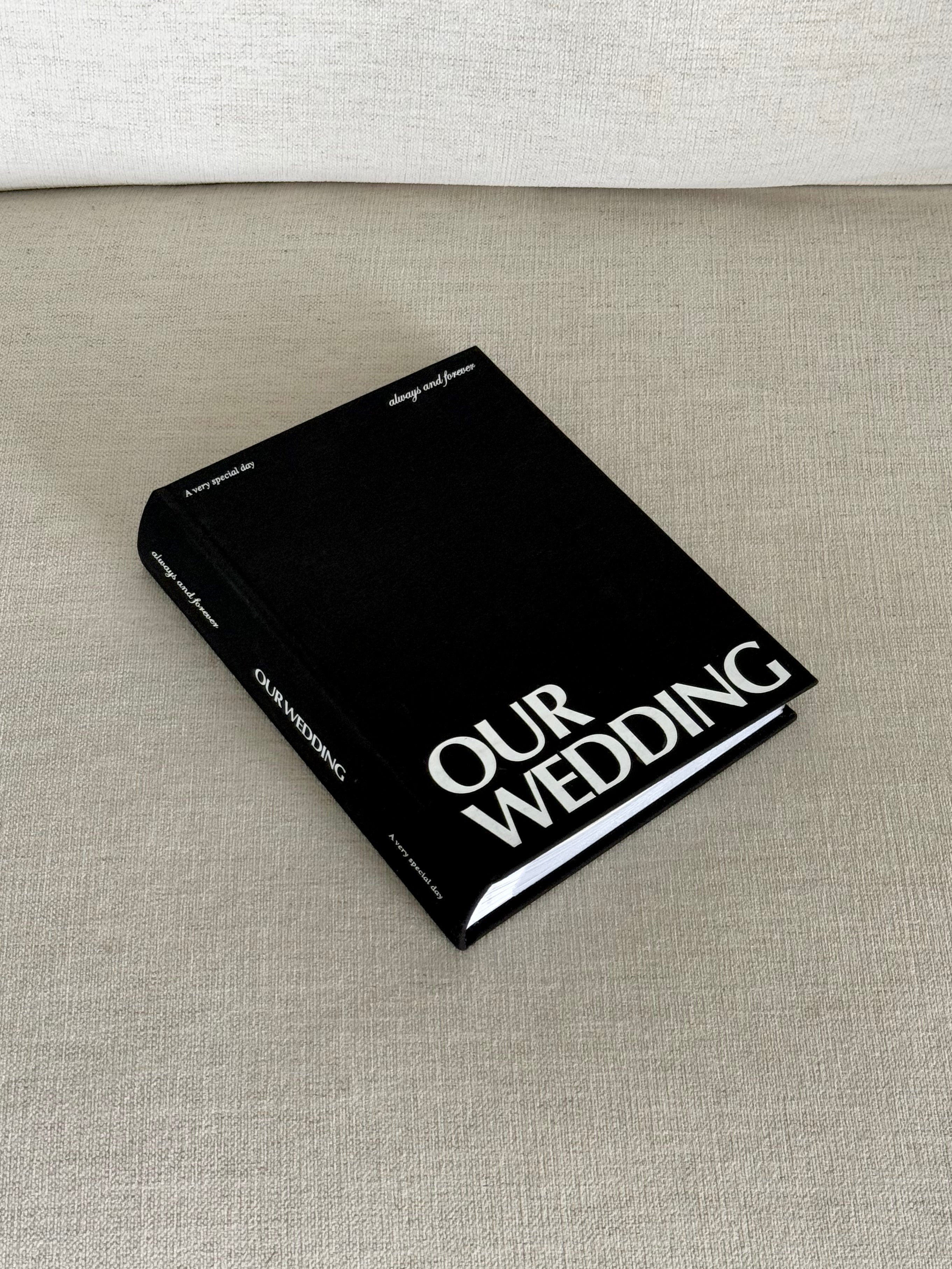 Wedding Photo Album in Black