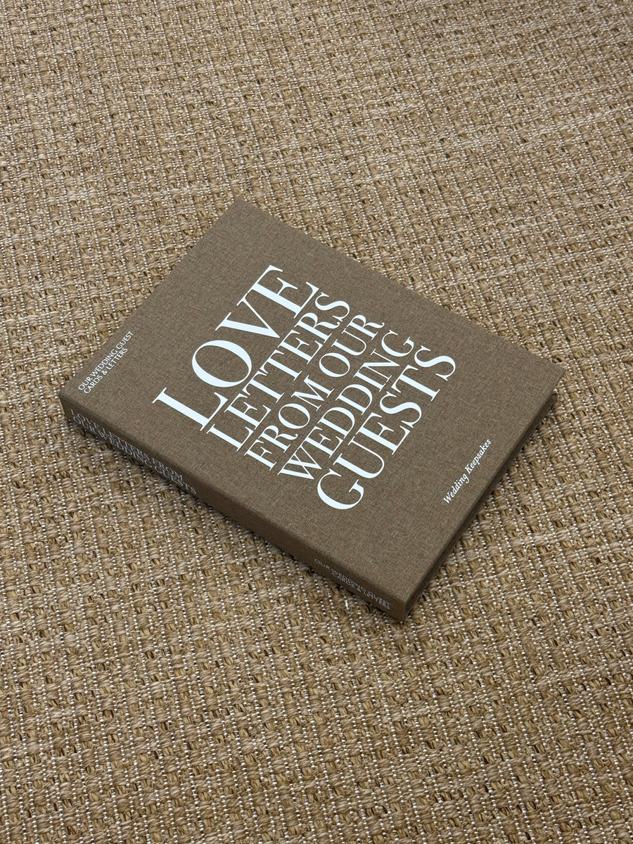 Wedding Guest Love Letters Keepsake Book Box