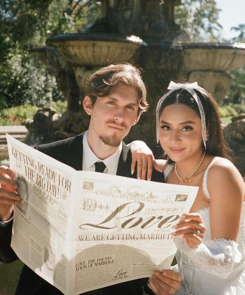 wedding newspaper