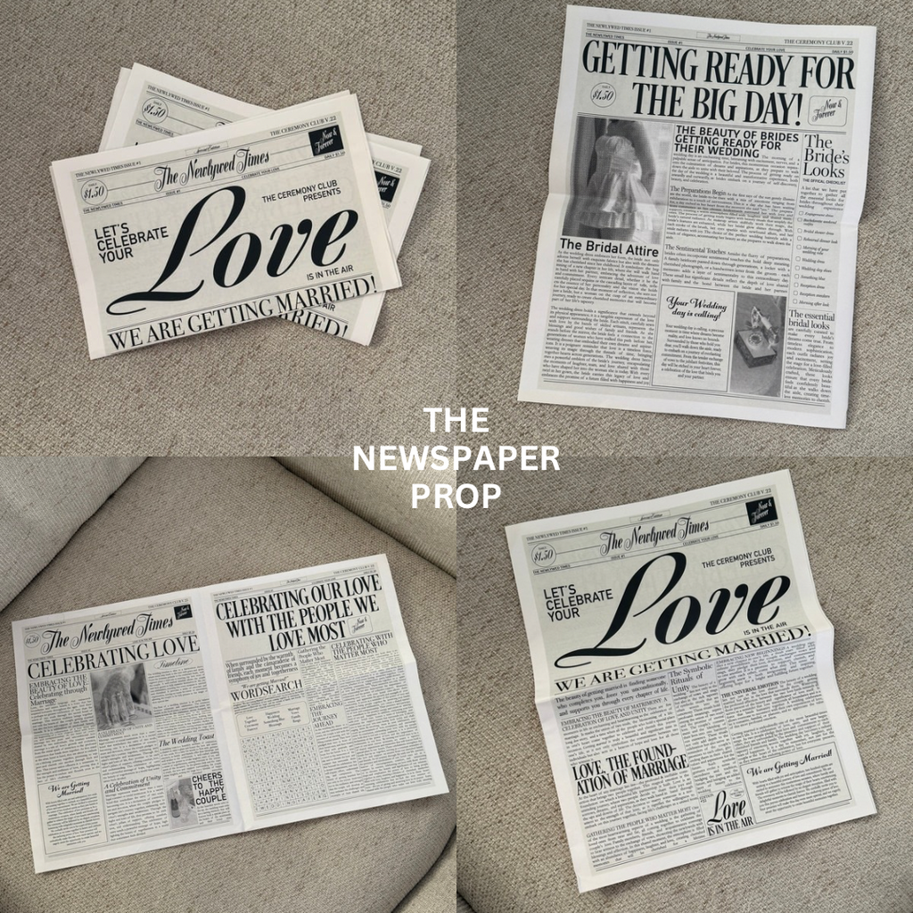 wedding newspaper