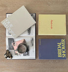 Wedding photo album collection, bridal shower photo album, bridal shower gift idea, bride gift ideas