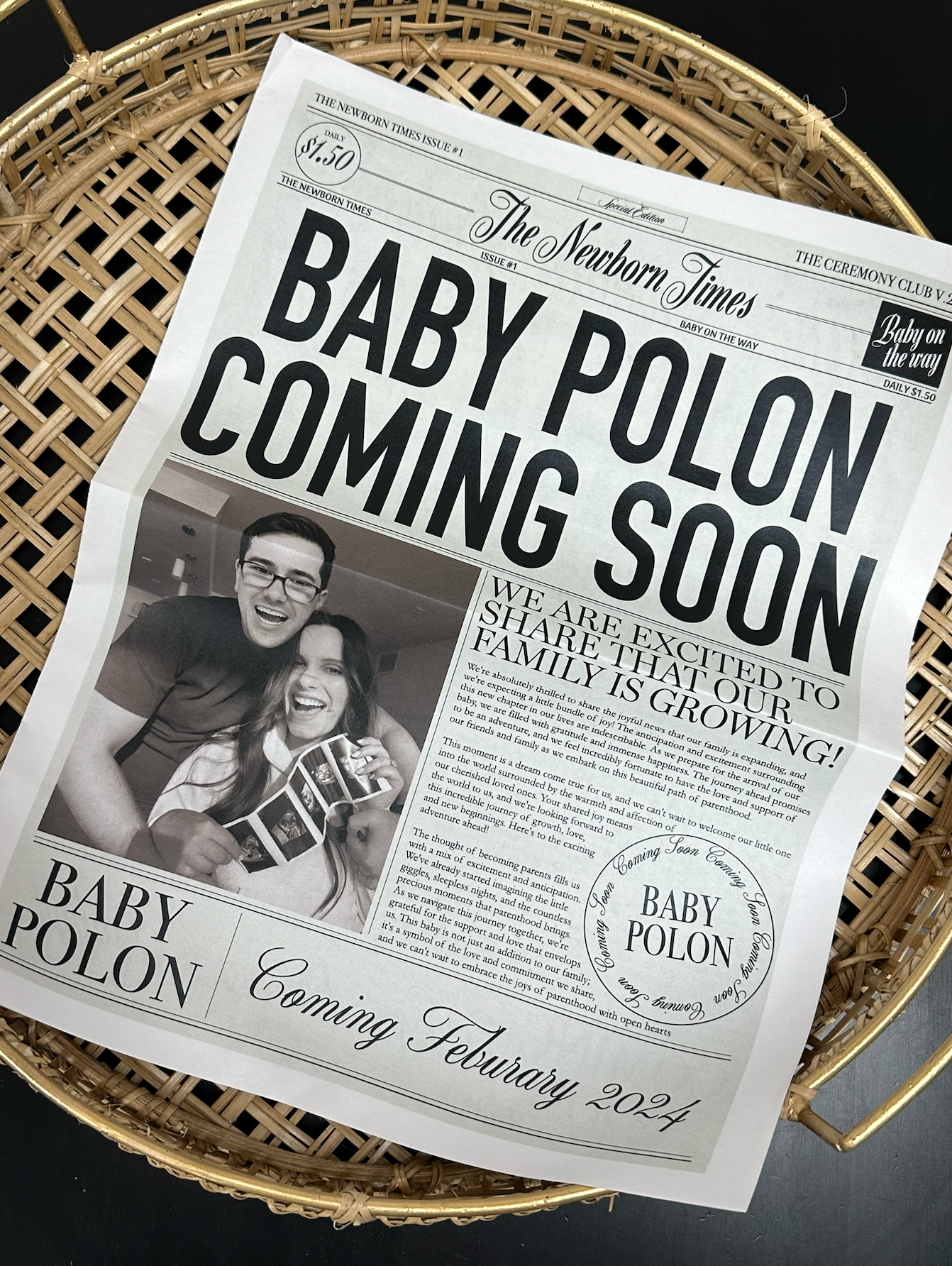 BABY NEWSPAPER